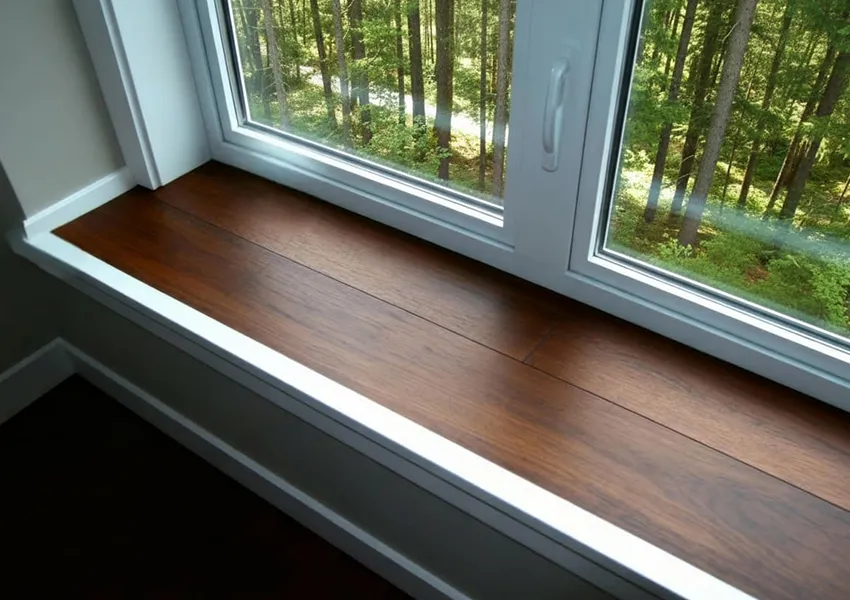 Do-it-yourself laminate window sill