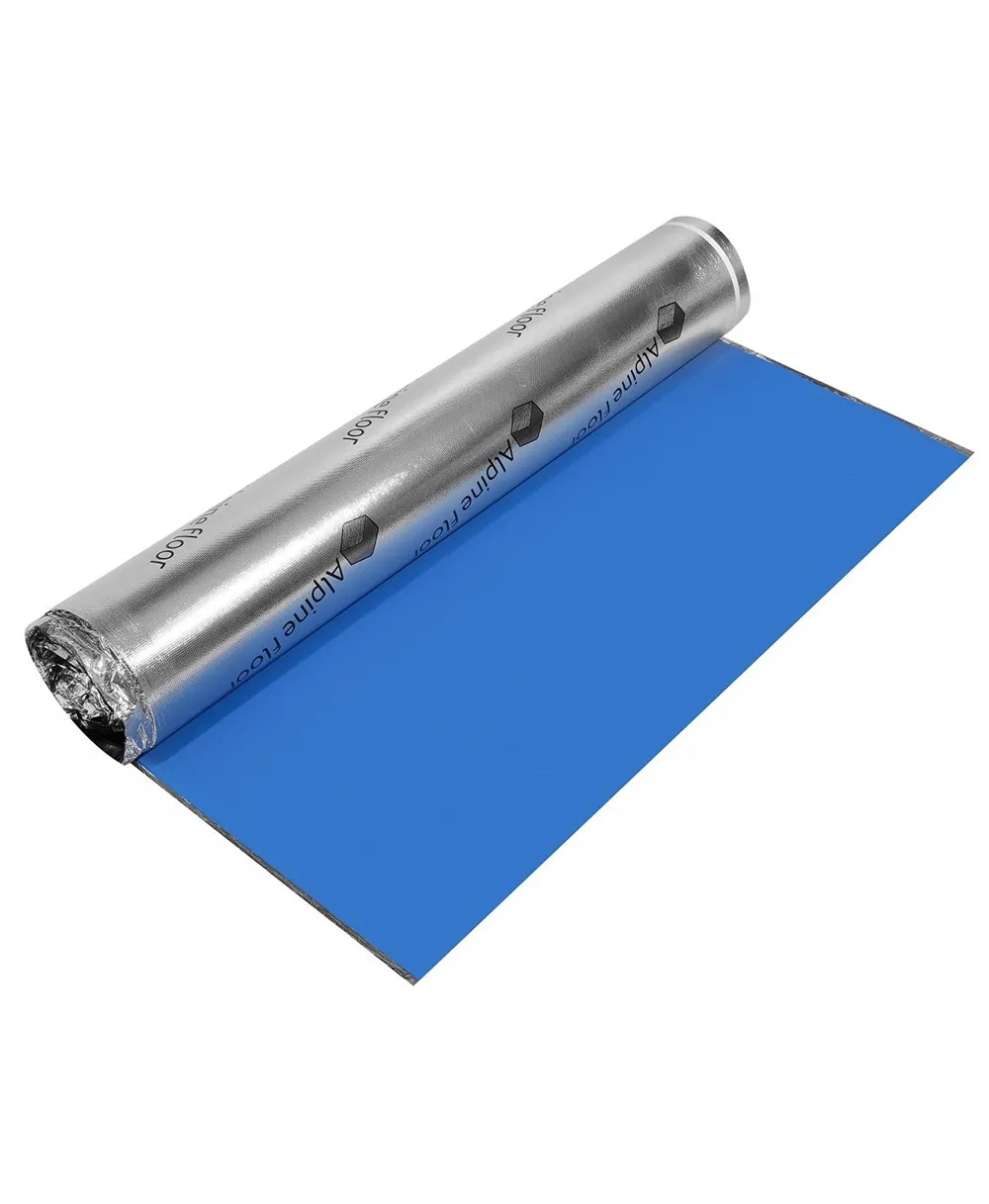 ALPINE FLOOR Silver Foil Blue EVA Underlay