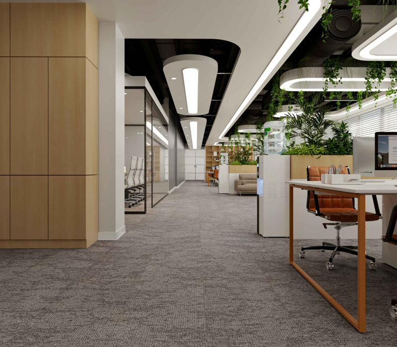 Carpet tiles from the ASTORIA and HURON collections