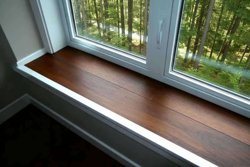Do-it-yourself laminate window sill
