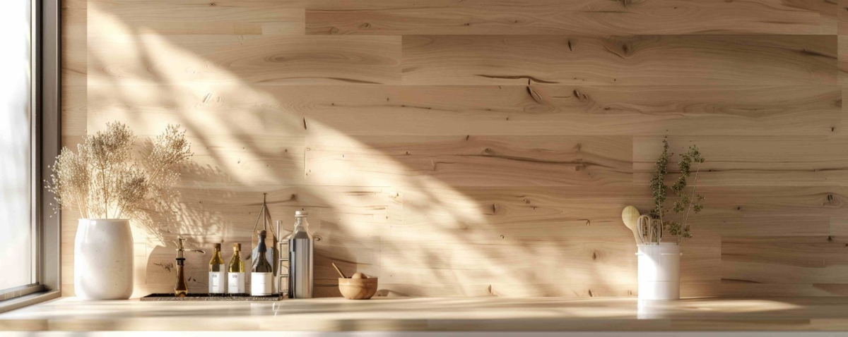 Unusual use of laminate flooring in everyday life